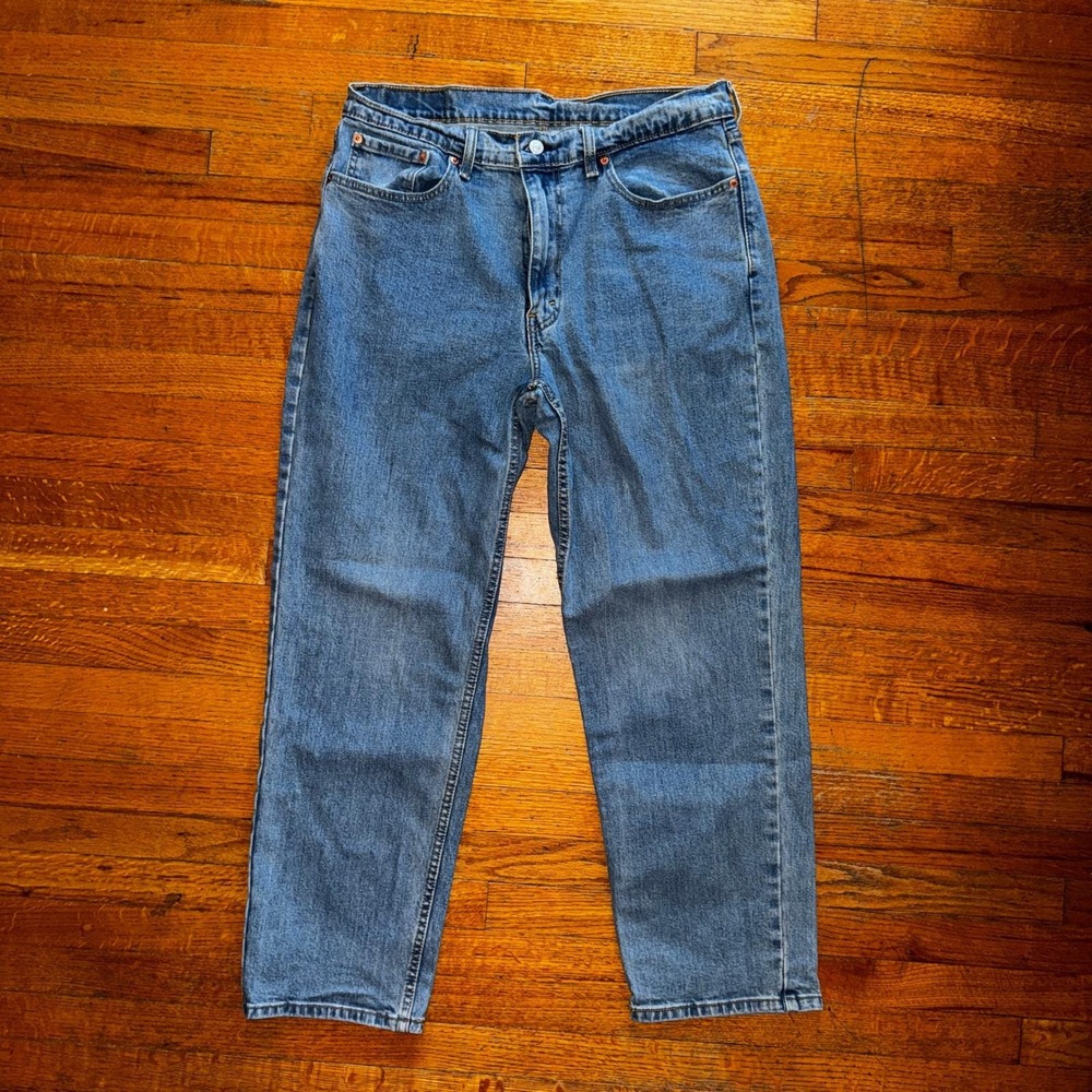Levi Strauss 550 Relaxed Fit‎ Blue Denim Jeans Mens 36x30